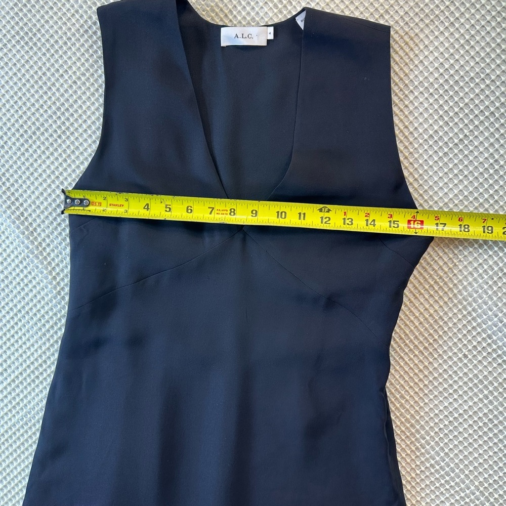 A.L.C. Elliott Dip Dye Silk Dress Size 4 - Picture 6 of 8